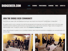 Tablet Screenshot of dodgebeer.com